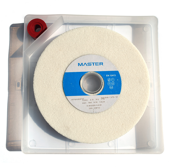Master Grinding Wheel 180 x 13 x 31.75mm WA46 K8V - with storage box